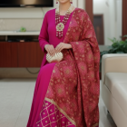 Rani zari double sided shawl