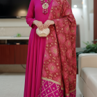 Rani zari double sided shawl