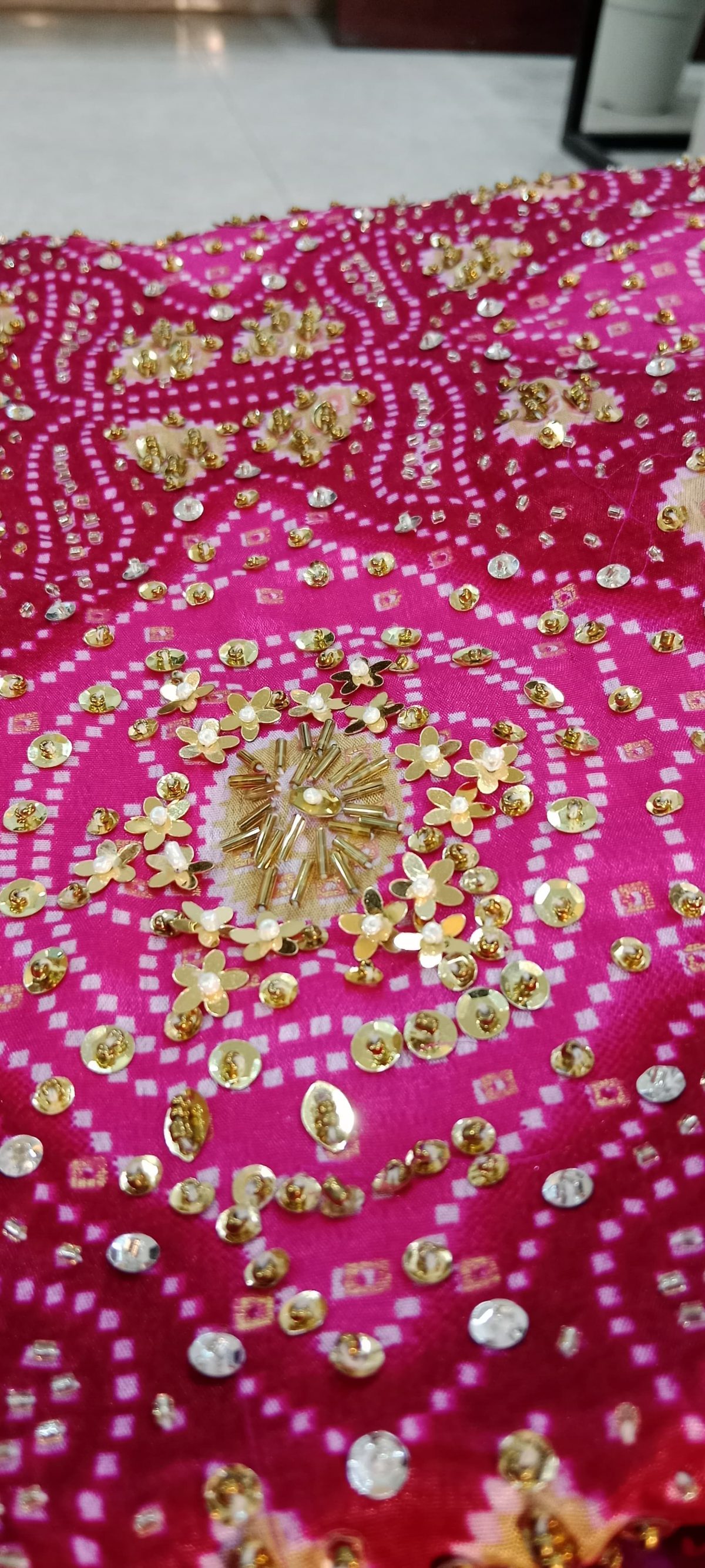 Rani zari double sided shawl