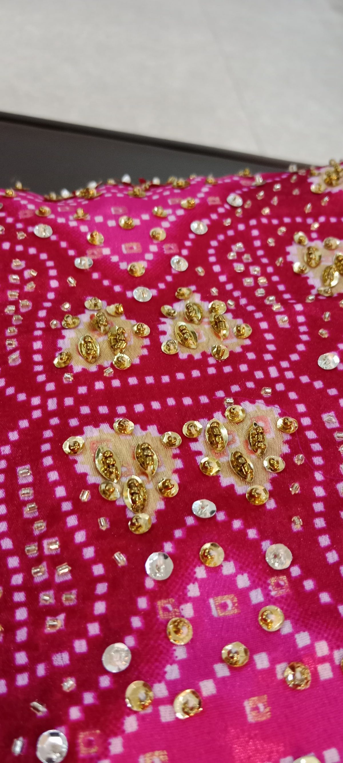 Rani zari double sided shawl