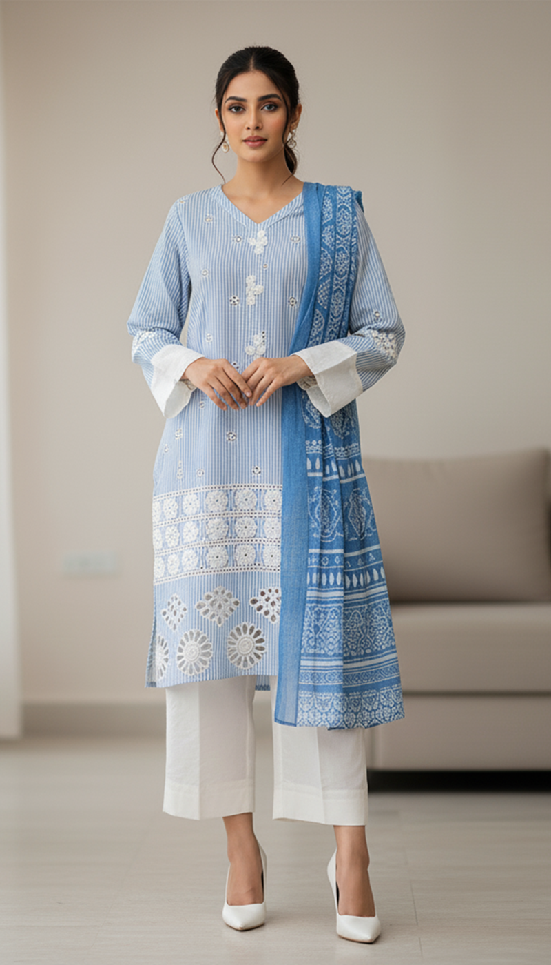 Azure Blossom – 3 pcs