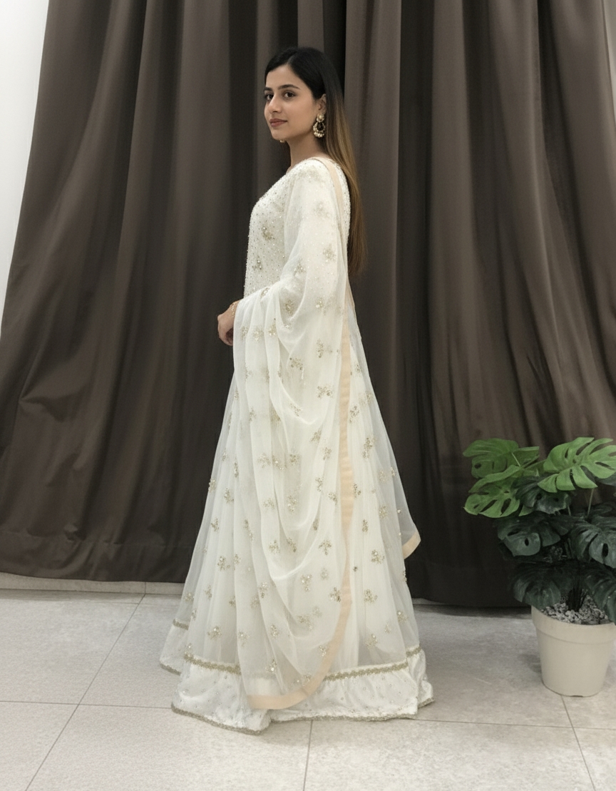 Chiffon Satin Short Choli