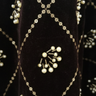 Chocolate brown velvet shawl