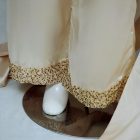 Soten Silk IVY Leaf Hand Embellished Trouser Hand Embellished