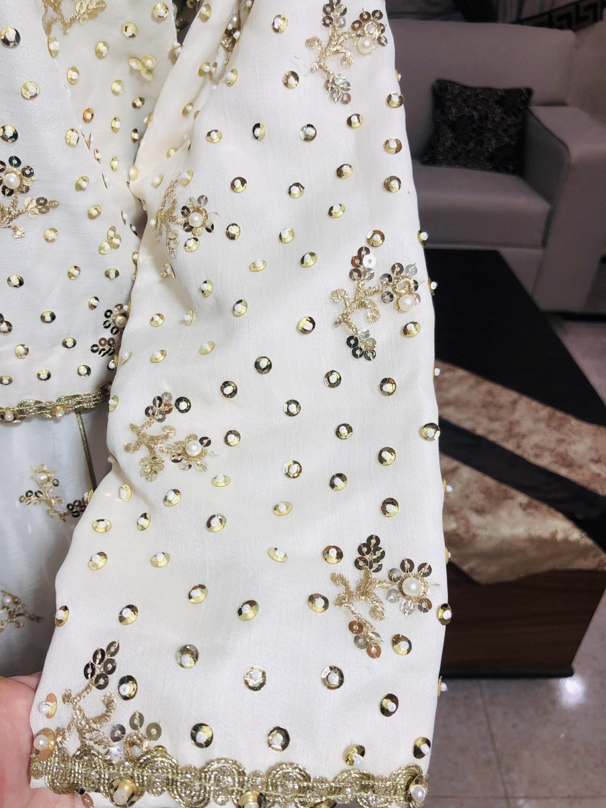 Chiffon Satin Short Choli Lehenga Aylin