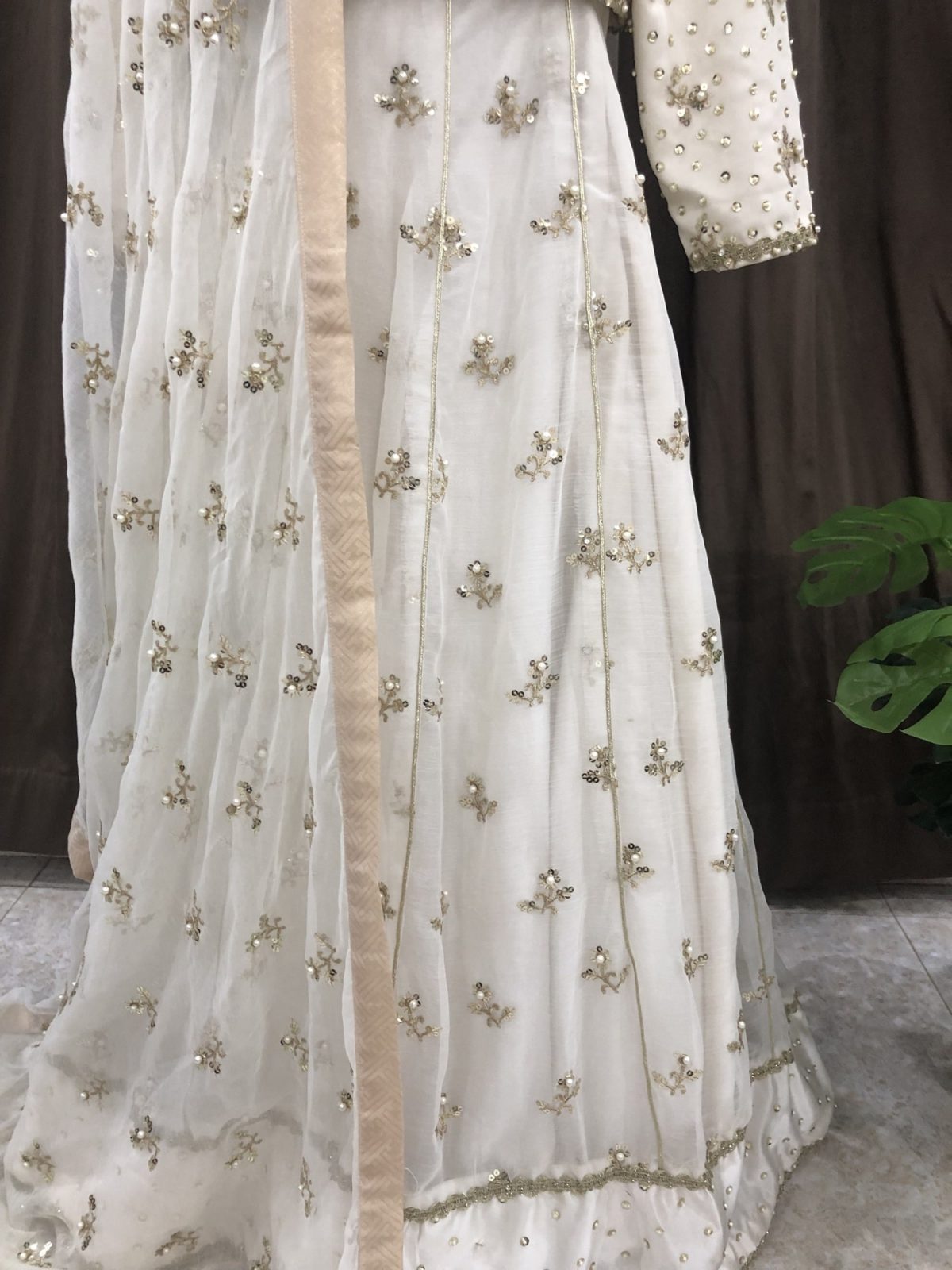 Chiffon Satin Short Choli Lehenga Aylin