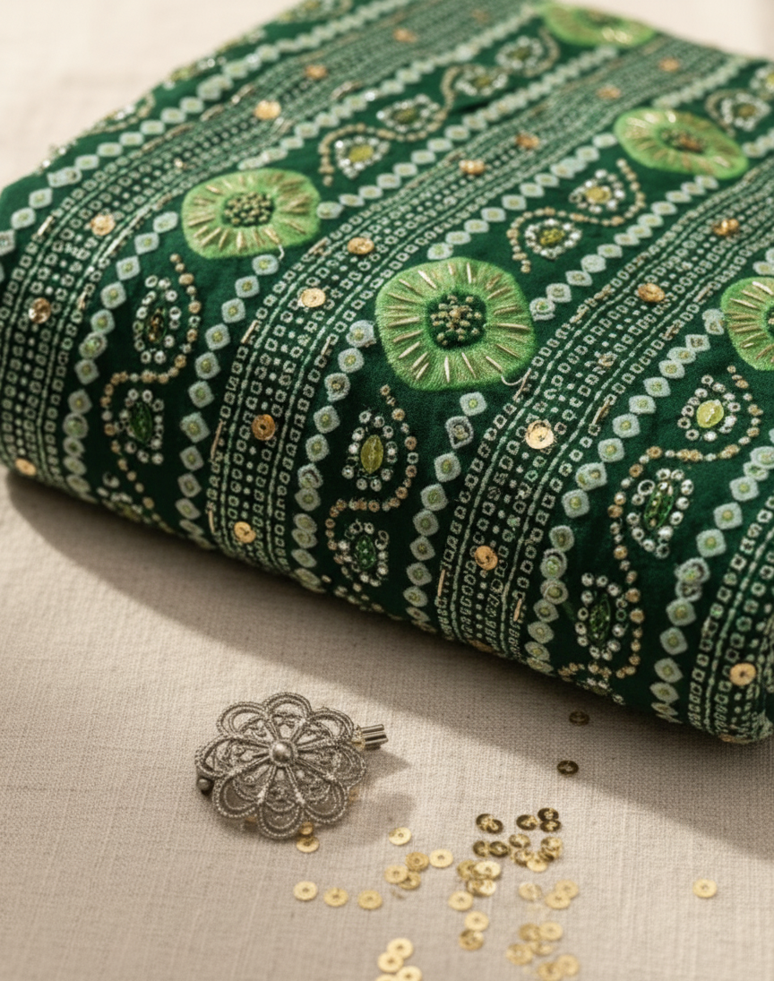 Noor E Zari Double Sided Shawl