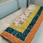 Cream organza lehenga mahoroba