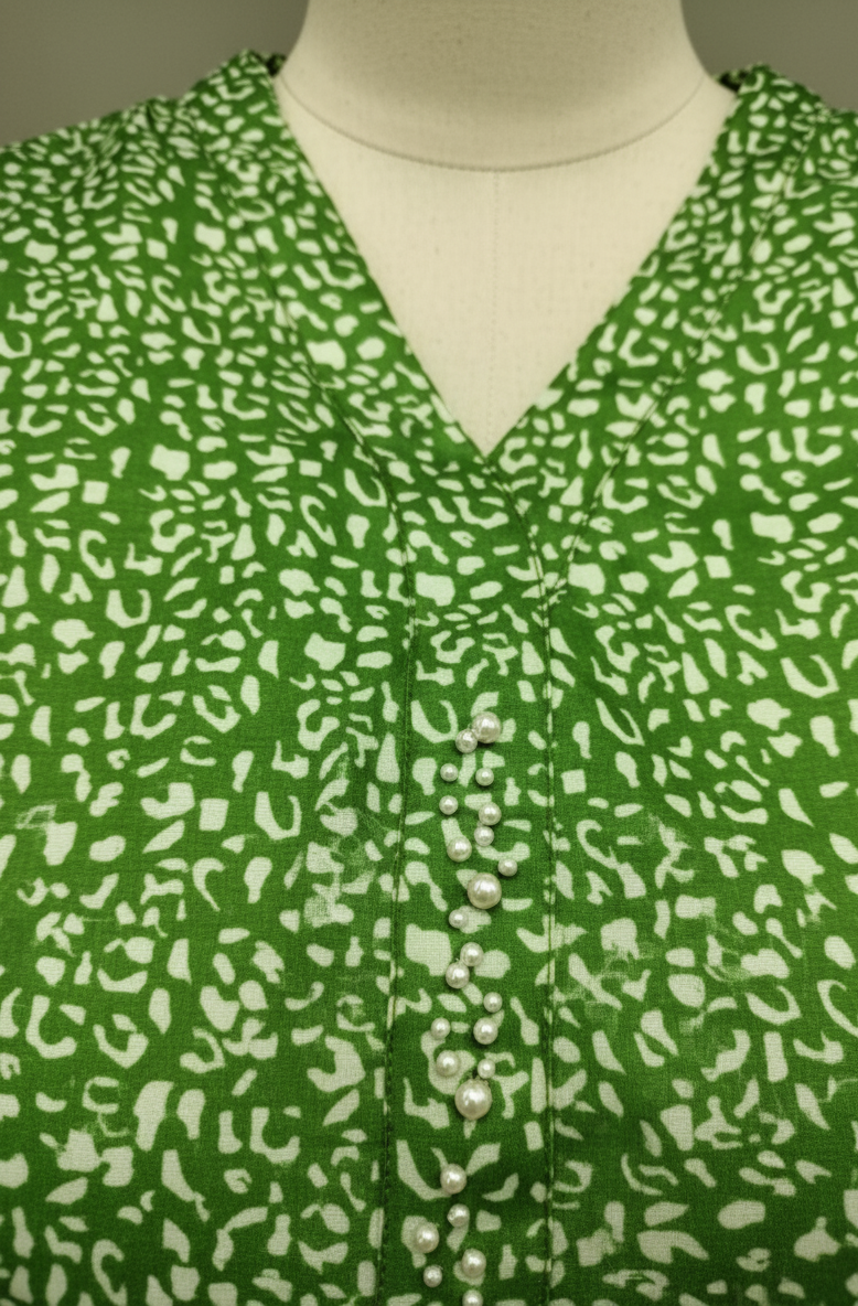 Leopard Print 2 PC's C Ord with embroiderey dupatta