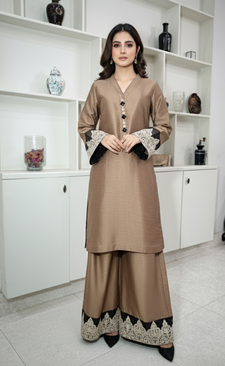 The Mocha - PK Raw Silk