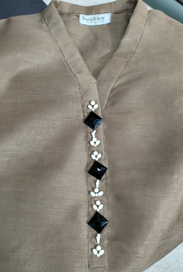 The Mocha - PK Raw Silk