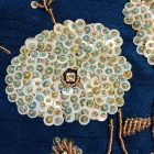 peacock blue fabric