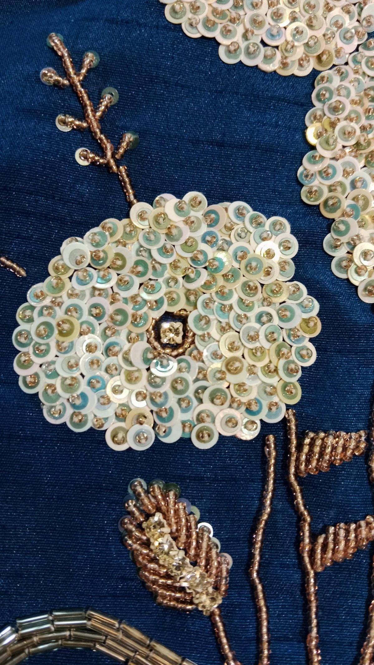 peacock blue fabric