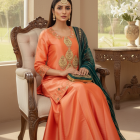 Amber Aura Sharara Set